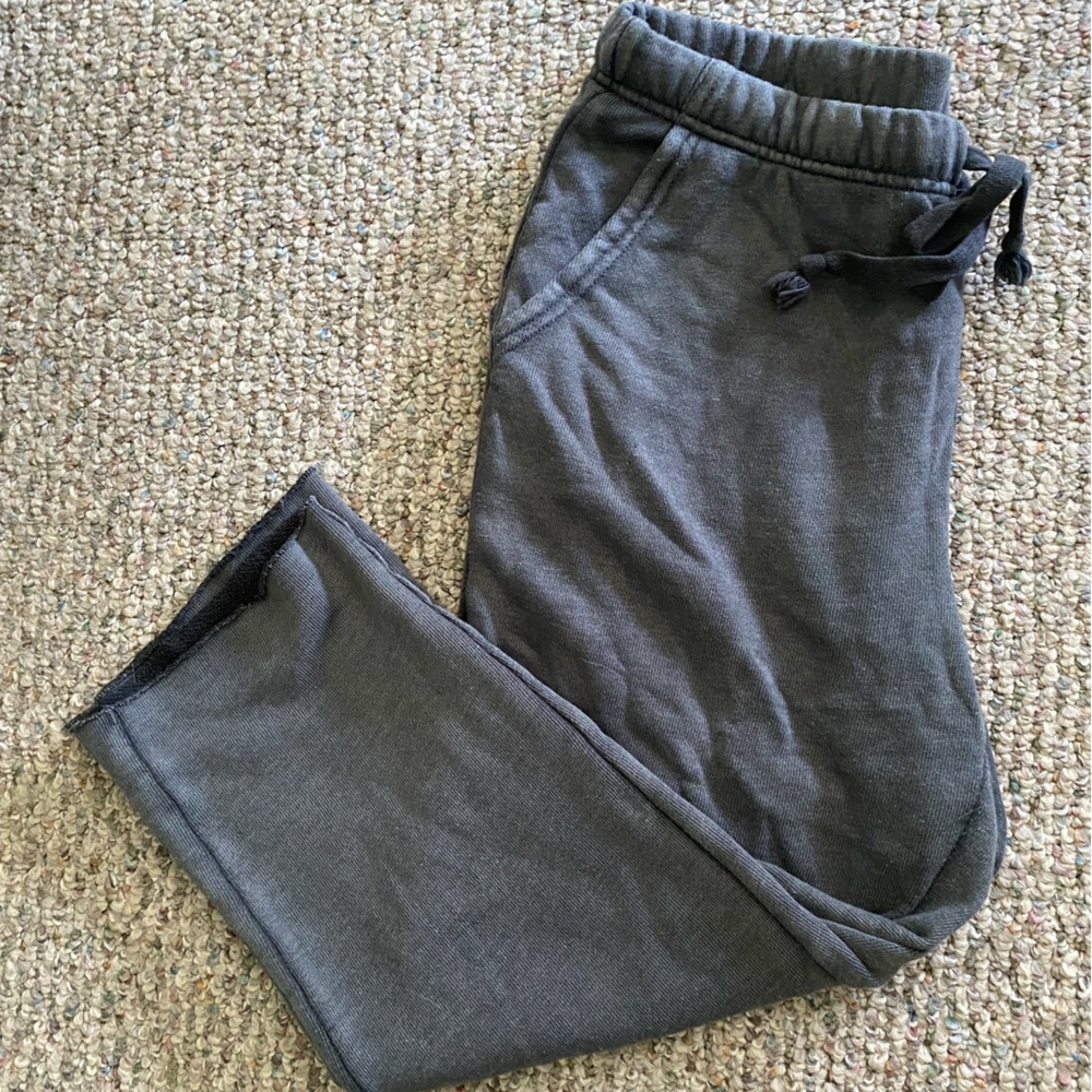 Aerie Wide Leg Cropped Sweatpants Size M